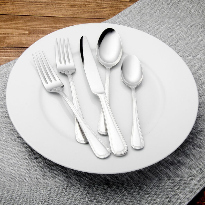 Kitchinox™ Seaport 63-piece Flatware Set, Service for 12