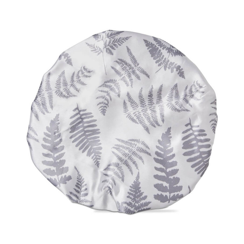 Tag Splash and Soak Fern Shower Cap-Grey 