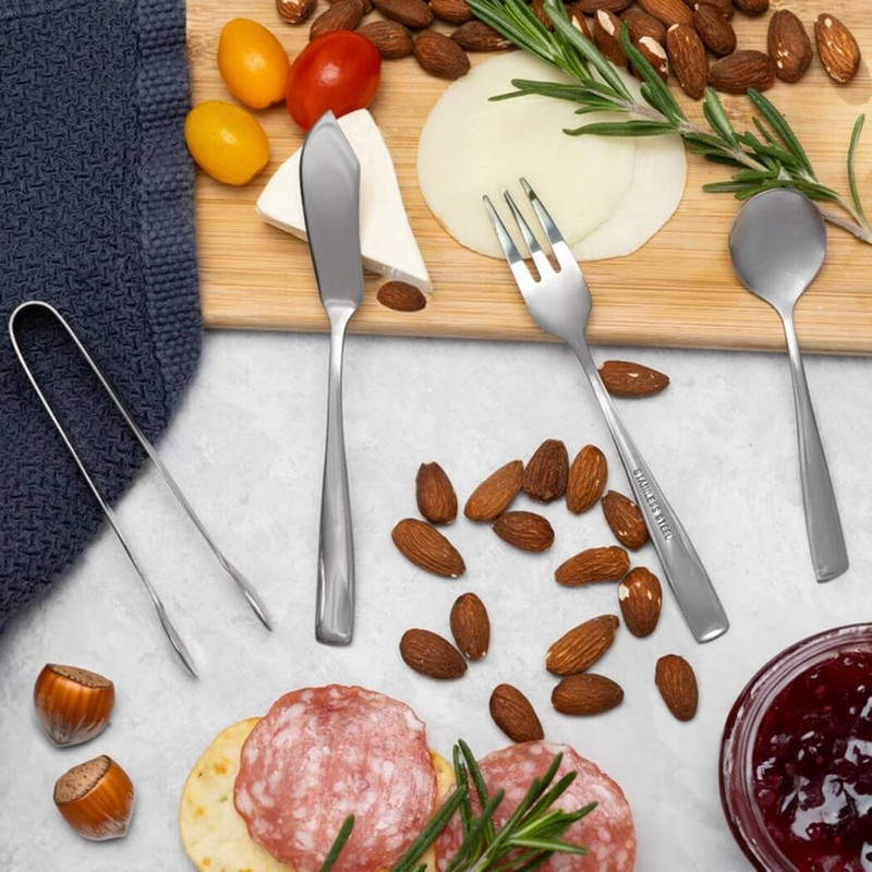 Irowwood Gourmet Stainless Steel Charcuterie Utensil Set of 8 Irowwood Gourmet Stainless Steel Charcuterie Utensil Set of 8