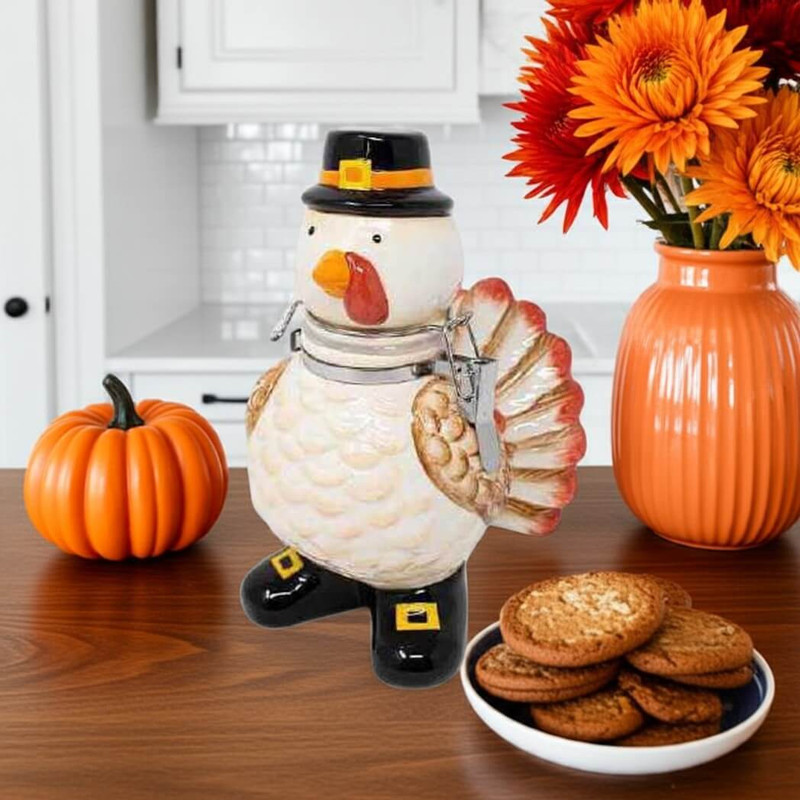 Boston Warehouse Hinged Jar Pilgrim Turkey 