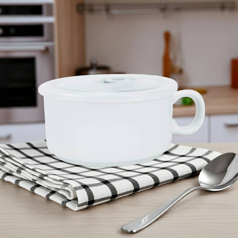 Boston Warehouse 22 Oz Souper Bowl Soup Mug, White Boston Warehouse 22 Oz Souper Bowl Soup Mug, White