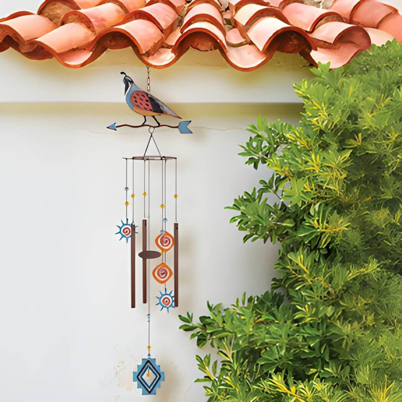 Sunset Vista Gamble's Quail Wind Chime