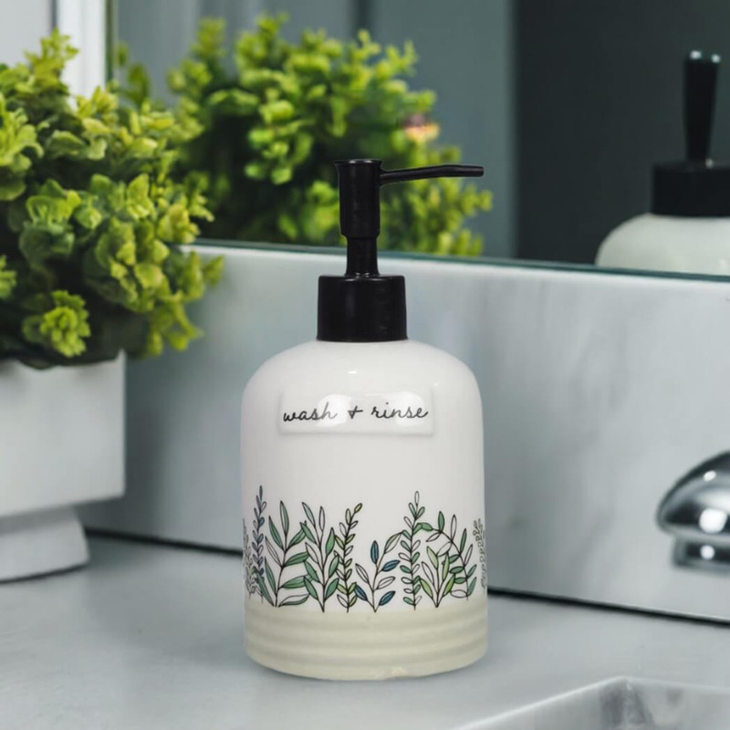 Young's Quiet Cottage Ceramic Soap/Lotion Dispenser Young's Quiet Cottage Ceramic Soap/Lotion Dispenser