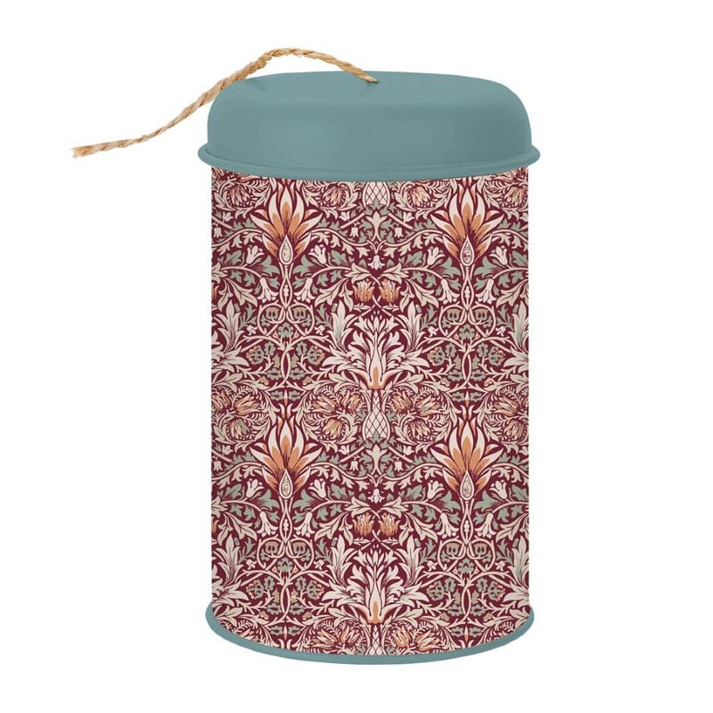 Robert Frederick Garden Twine In Refillable Tin, Orange Grove William Morris Snakeheads Design, Burgundy