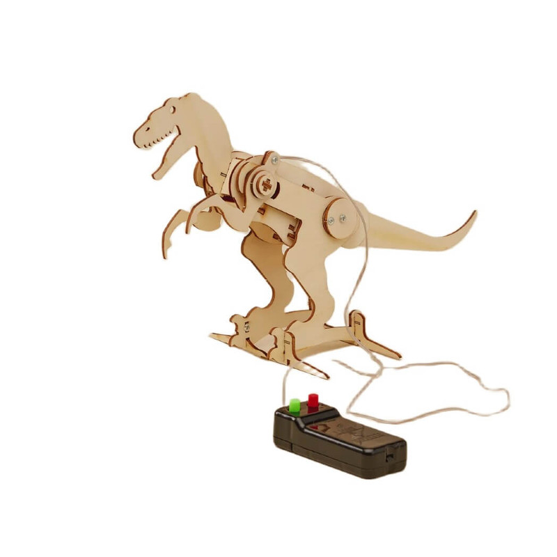 Kitsville Educational, STEM Toy DIY Kit, T-Rex Dinosaur Robot