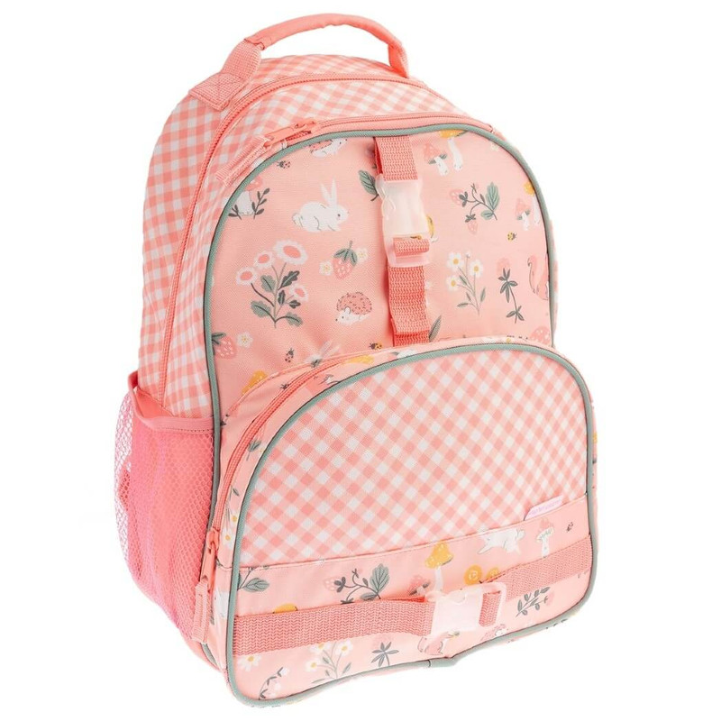 Stephen Joseph All Over Print Kids Backpack, Strawberry Fields