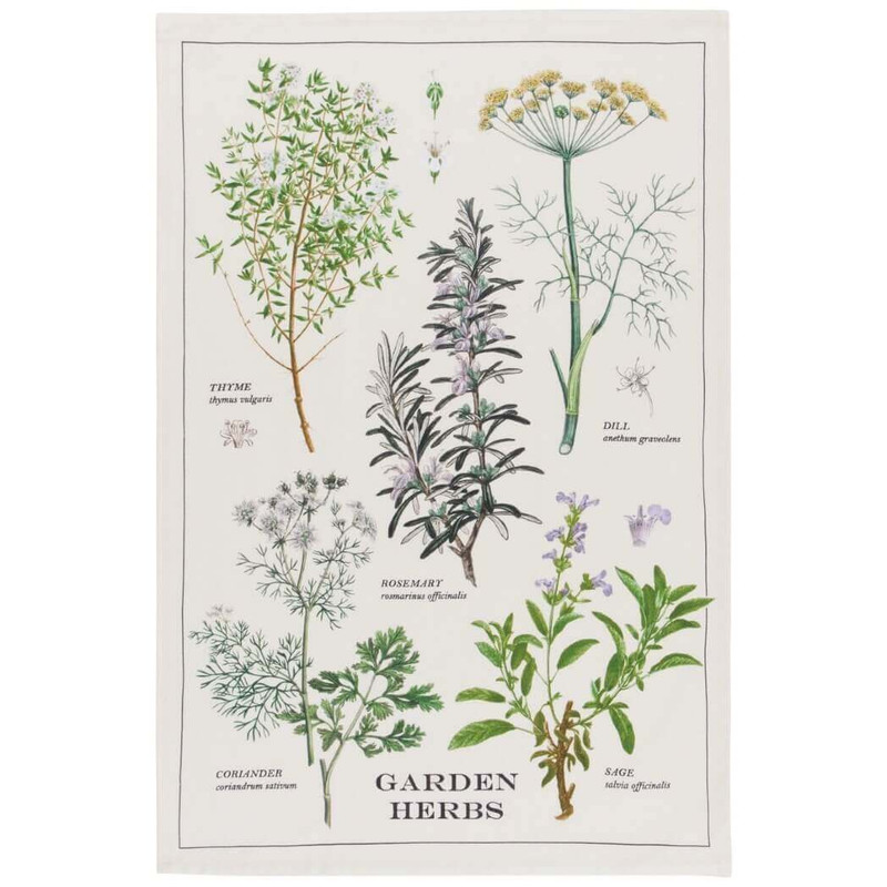 Now Designs Garden Herbs Dish Towel