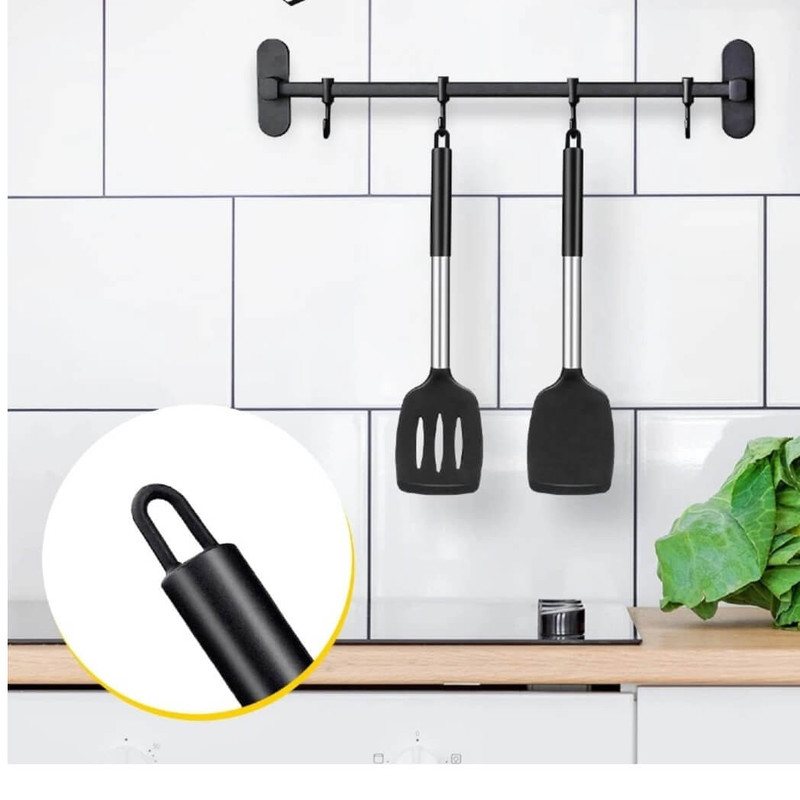 2-Pack Silicone Turner Spatulas – High Heat-Resistant Nonstick