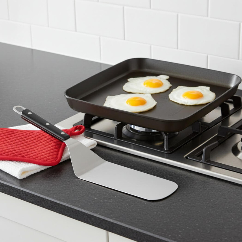 Fox Run Griddle Spatula, Stainless Steel, 14.76“