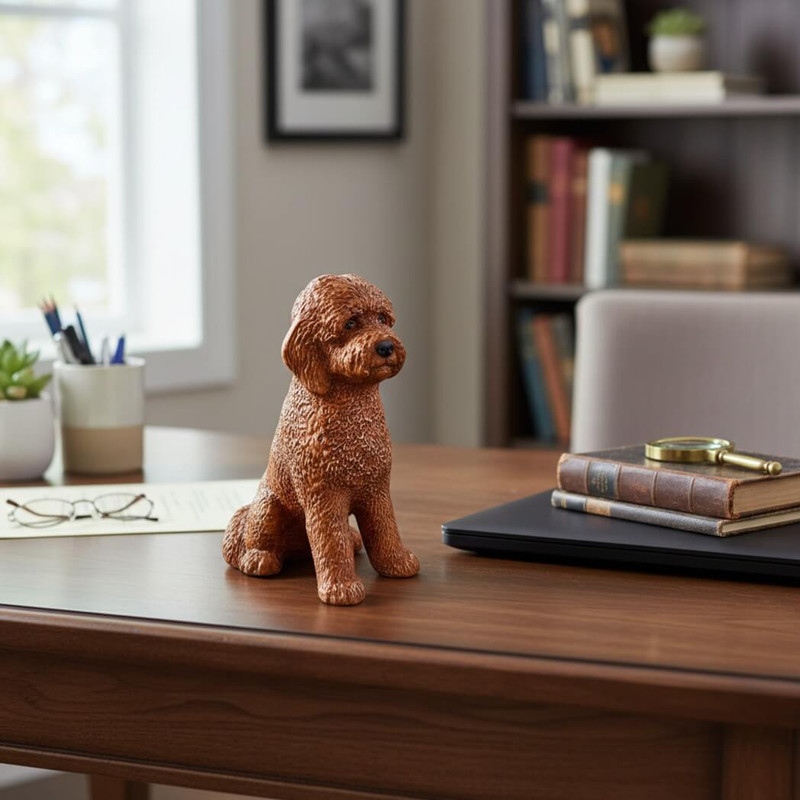 Sea Island Imports Bank, Goldendoodle