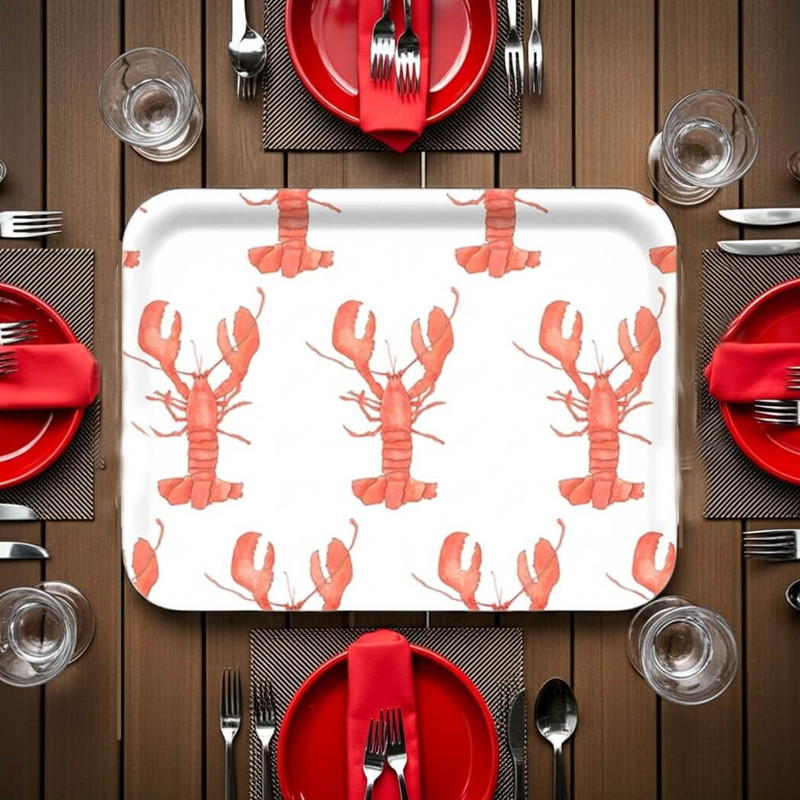 Sara Fitz Large Lobster Tray, 16.5 x 12.5 in.