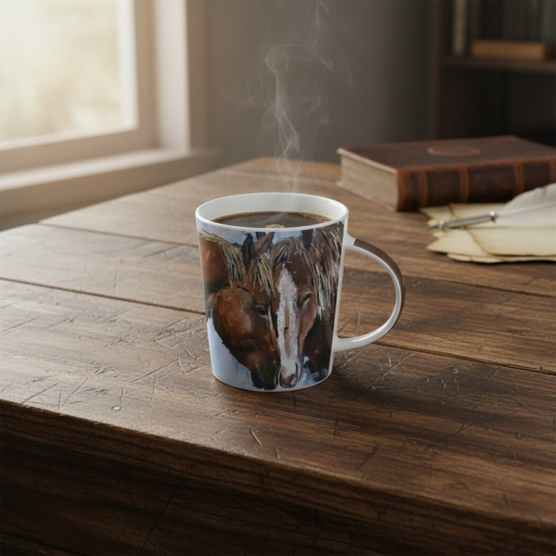 PPD Mug In a Gift Box - Frontier Horse