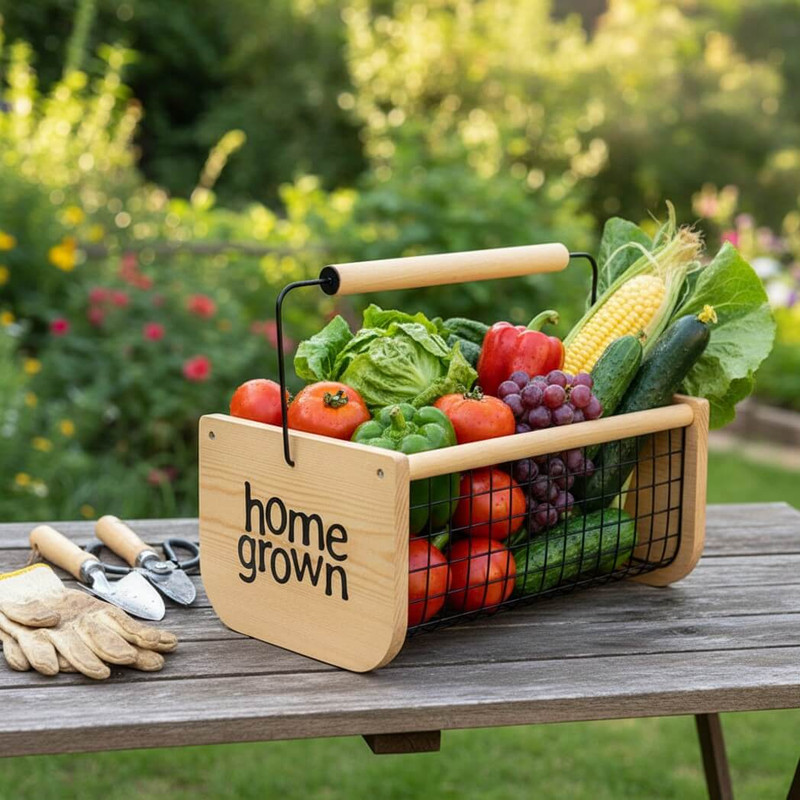 Santa Barbara Design Harvest Basket, Home Grown