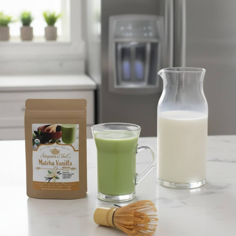 Simpson & Vail Matcha Powdered Green Tea - Vanilla - 4 Oz.