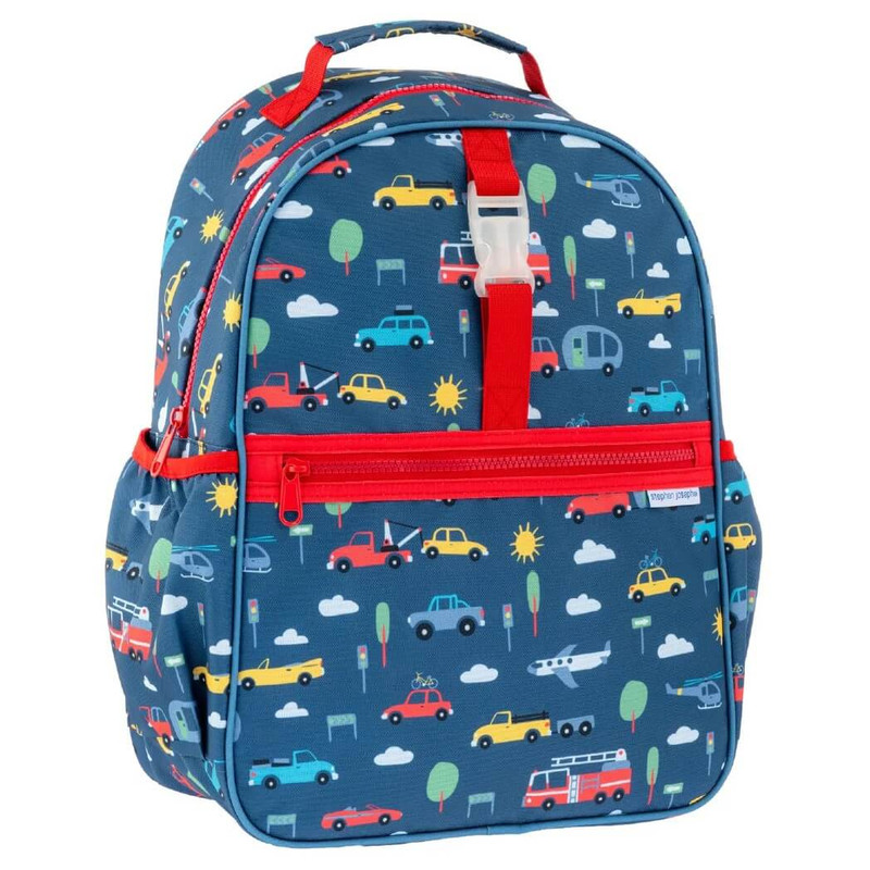 Stephen Joseph All Over Print Kids Classic Transportation, 16-Inch, Blue