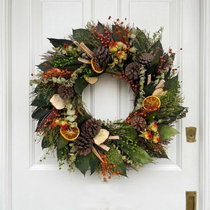Andaluca Country Citrus Fall Wreath