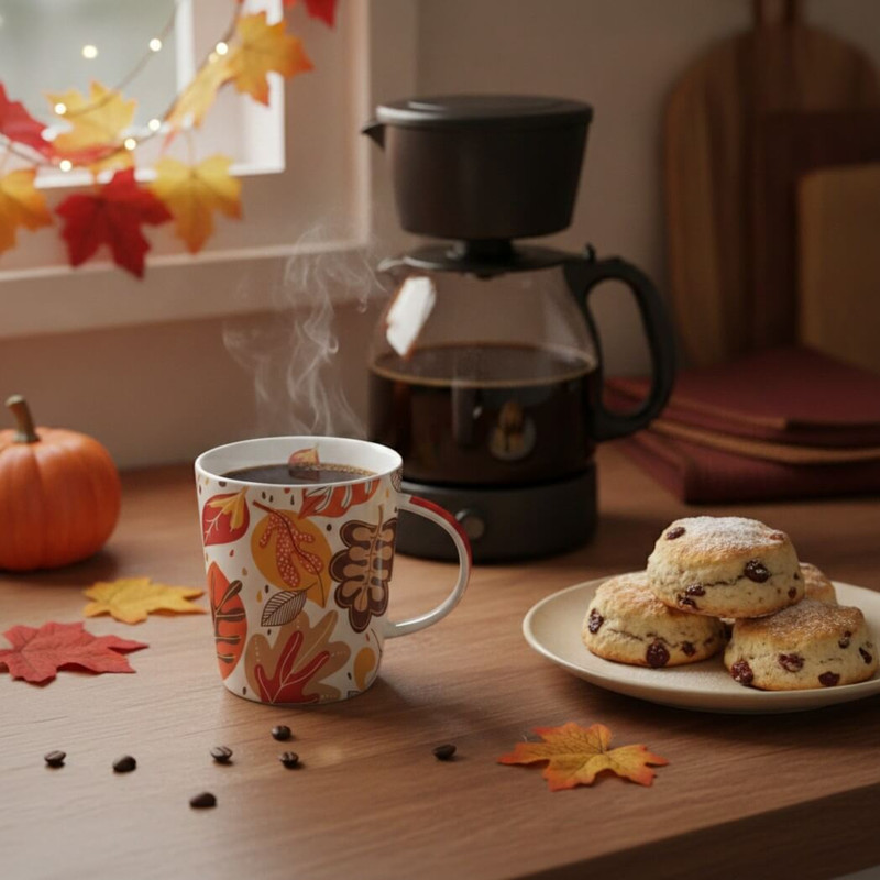 PPD Mug In a Gift Box - Autumn Oak