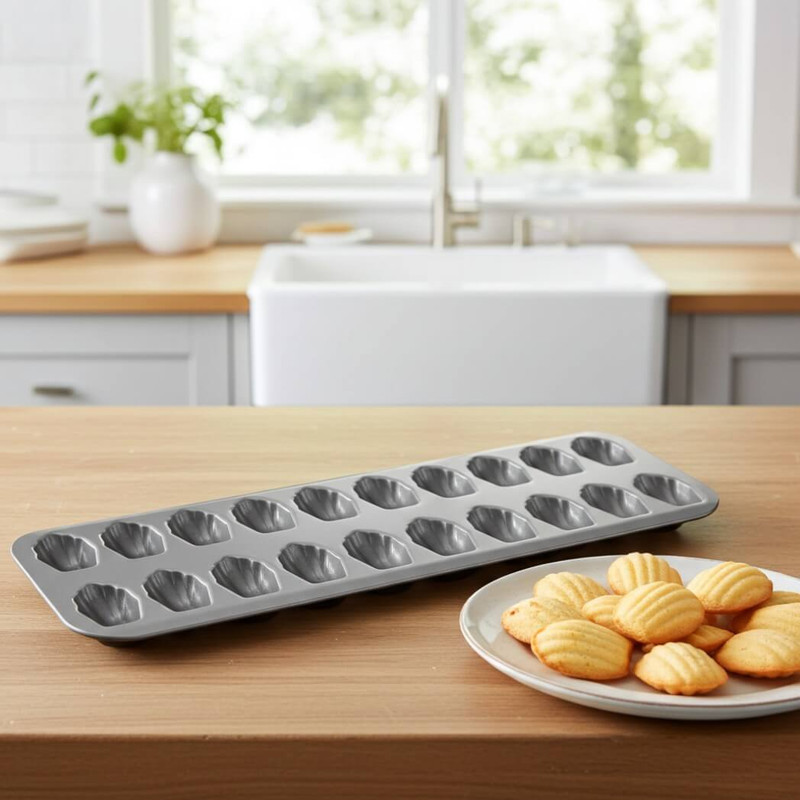 Fox Run Non-Stick 20 Cup Mini Madeleine Cookie Pan