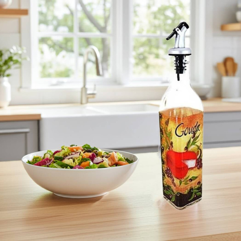 Grant Howard Grapes and Cheese Oil Dispenser Bottle Grant Howard Grapes and Cheese Oil Dispenser Bottle