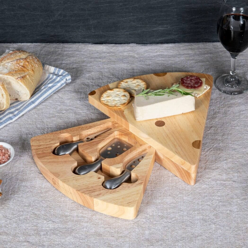 Toscana Swiss Cheese Board and Tools Toscana Swiss Cheese Board and Tools