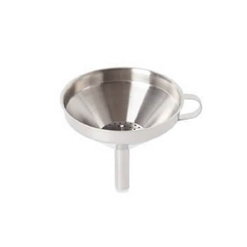 Stainless Steel Funnel with Removable Strainer