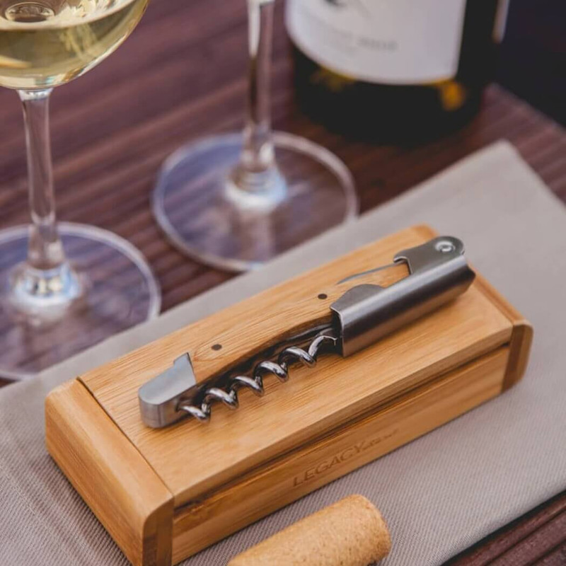 Legacy 'Elan' Corkscrew in Bamboo Box