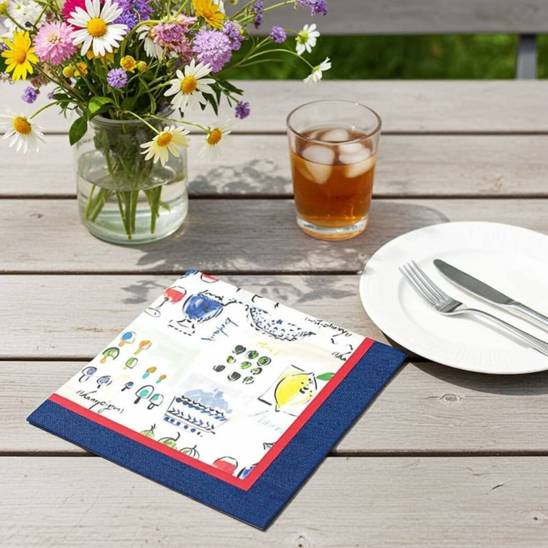 Paper Lunch Napkins 20 Count, Provence