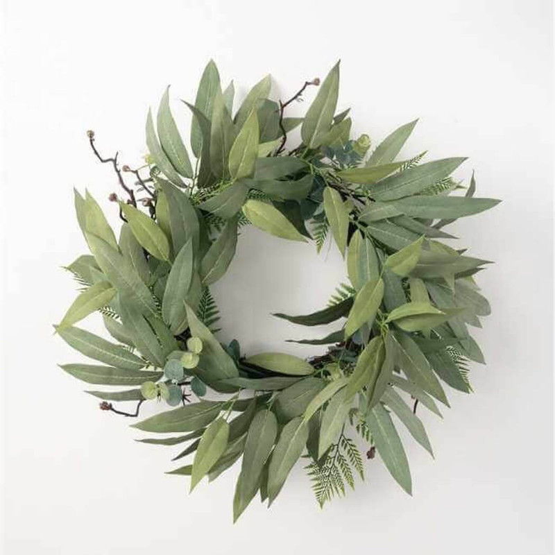 Eucalyptus Mix Wreath, Polyester 