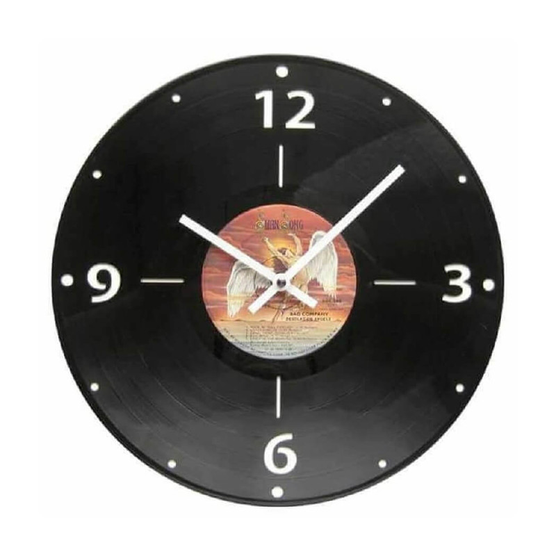 Vintage Recycled Record LP Wall Clock