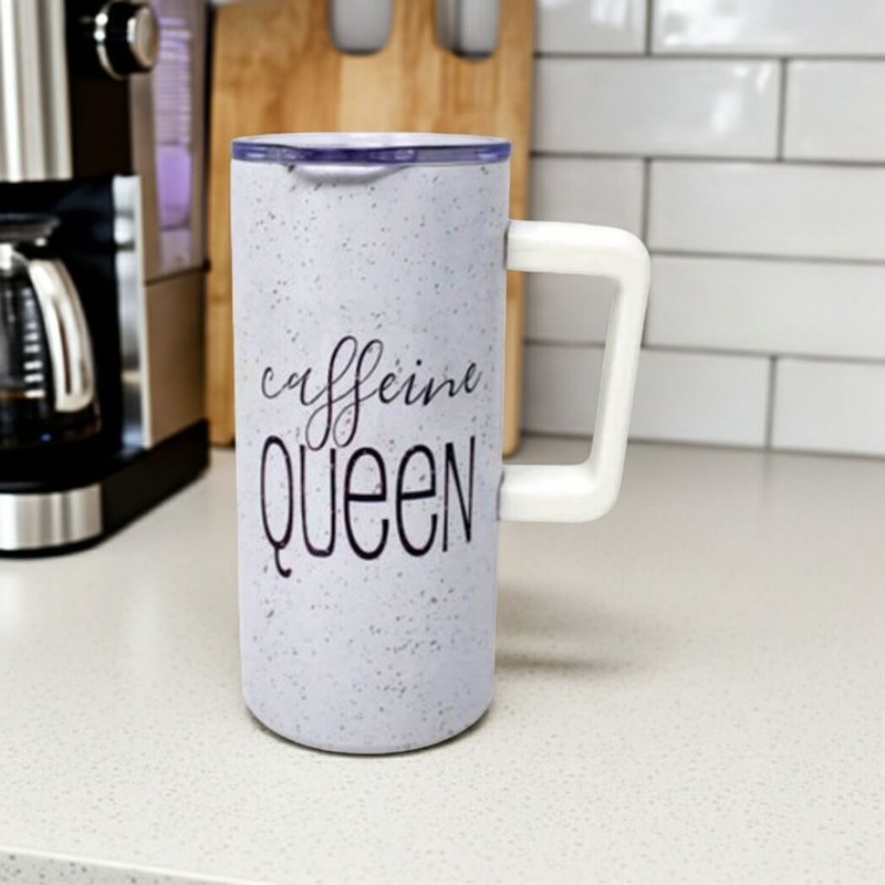 Cantini 20-oz Stainless Steel Insulated Travel Mug Caffeine Queen