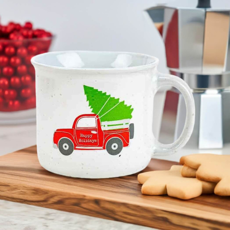 Boston Warehouse 16-oz Holiday Truck Mug