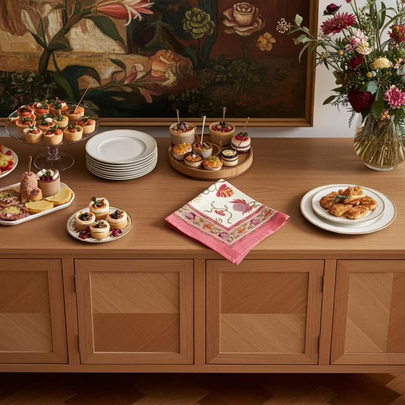 Couleur Nature Fleurs Napkins, Set of 6 Couleur Nature Fleurs Napkins, Set of 6