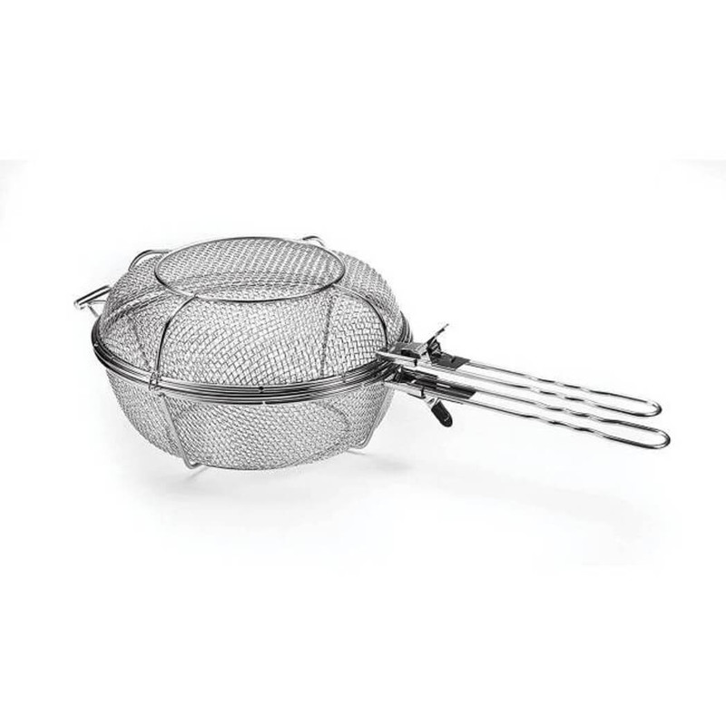 Outset Stainless Steel 3 in 1 Chef Grill Basket