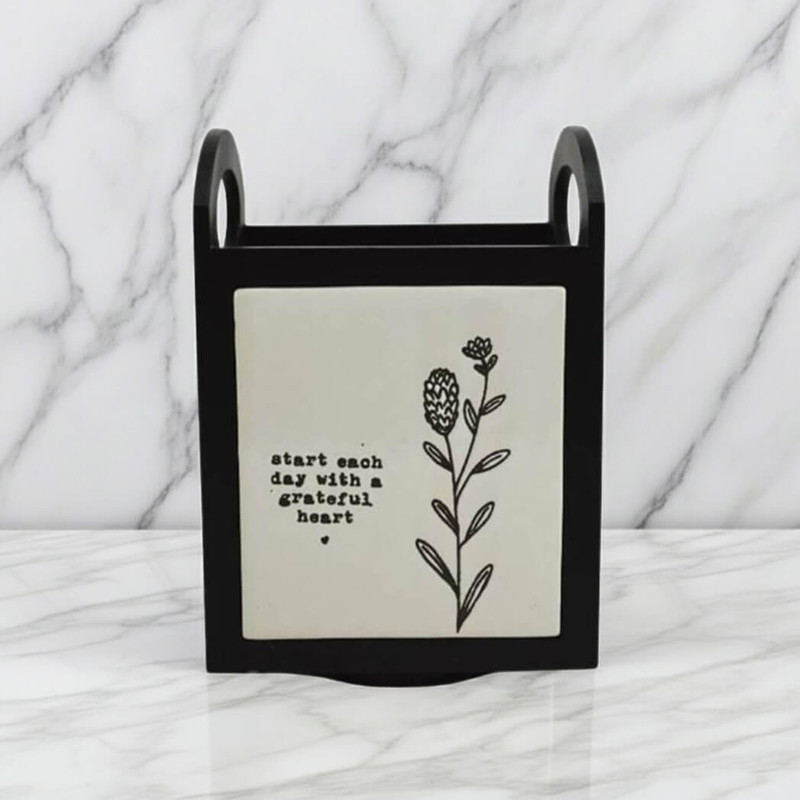 Boston Warehouse Flatware Caddy, Grateful Heart Boston Warehouse Flatware Caddy, Grateful Heart