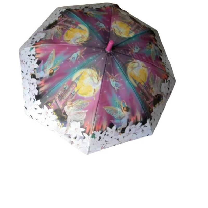 Galleria Enterprises Kid's Umbrella, Fairy Pink