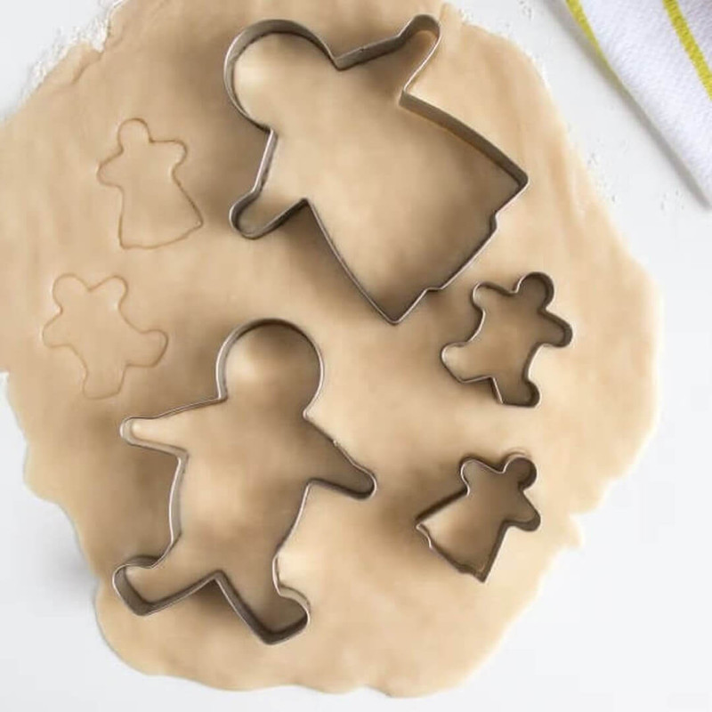 Fox Run Gingerbread Family Cookie Cutters 4pc Set