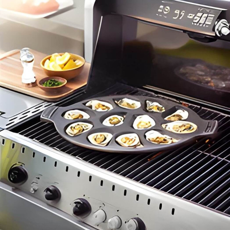 Outset Oyster Pan and Oyster Knife Set Outset Oyster Pan and Oyster Knife Set