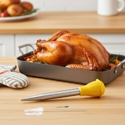 Fox Run Stainless Steel Baster with Injector Needle & Brush