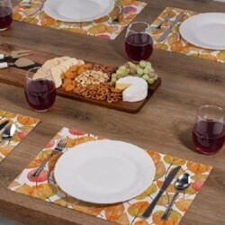 Placemats, Plastic, Fabric, and Cork Back