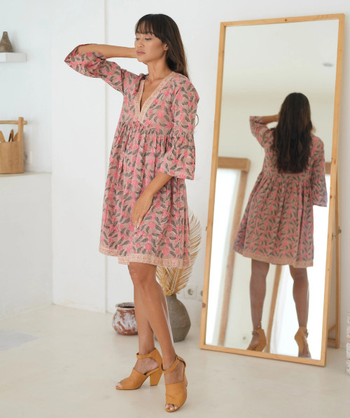 BLOCK PRINTED DRESS