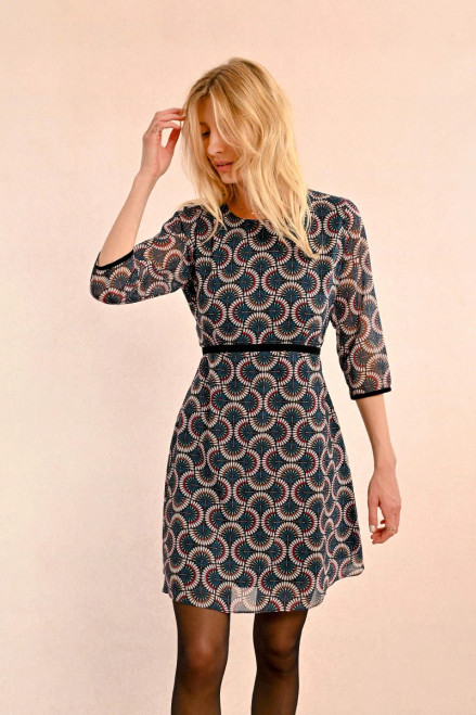 SHORT PRINTED DRESS