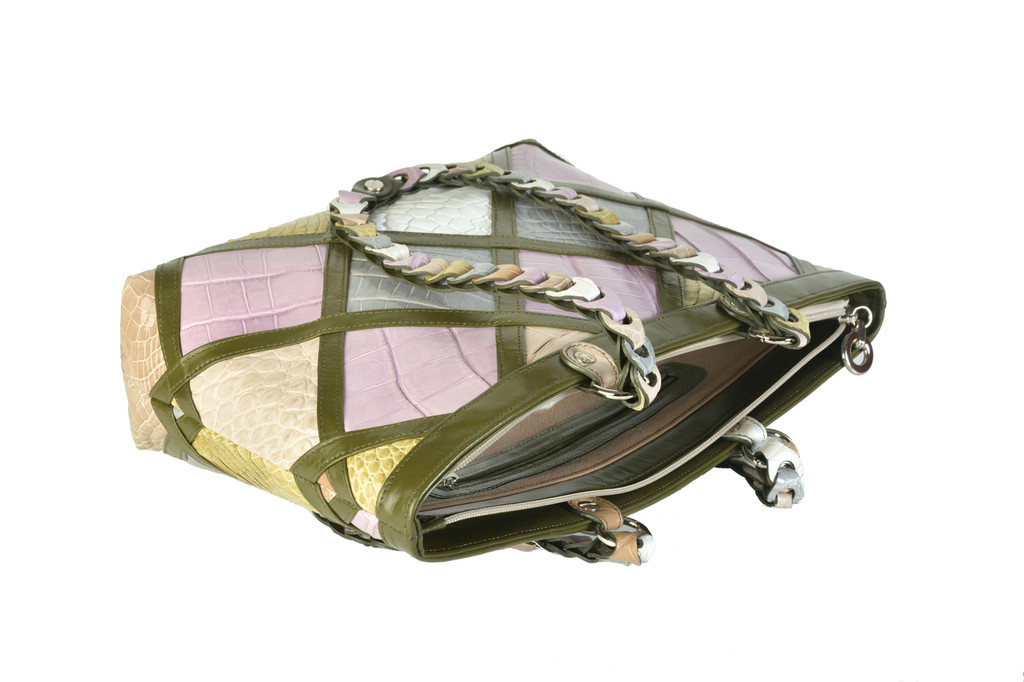 The Candice Patchwork Tote - Pastel
