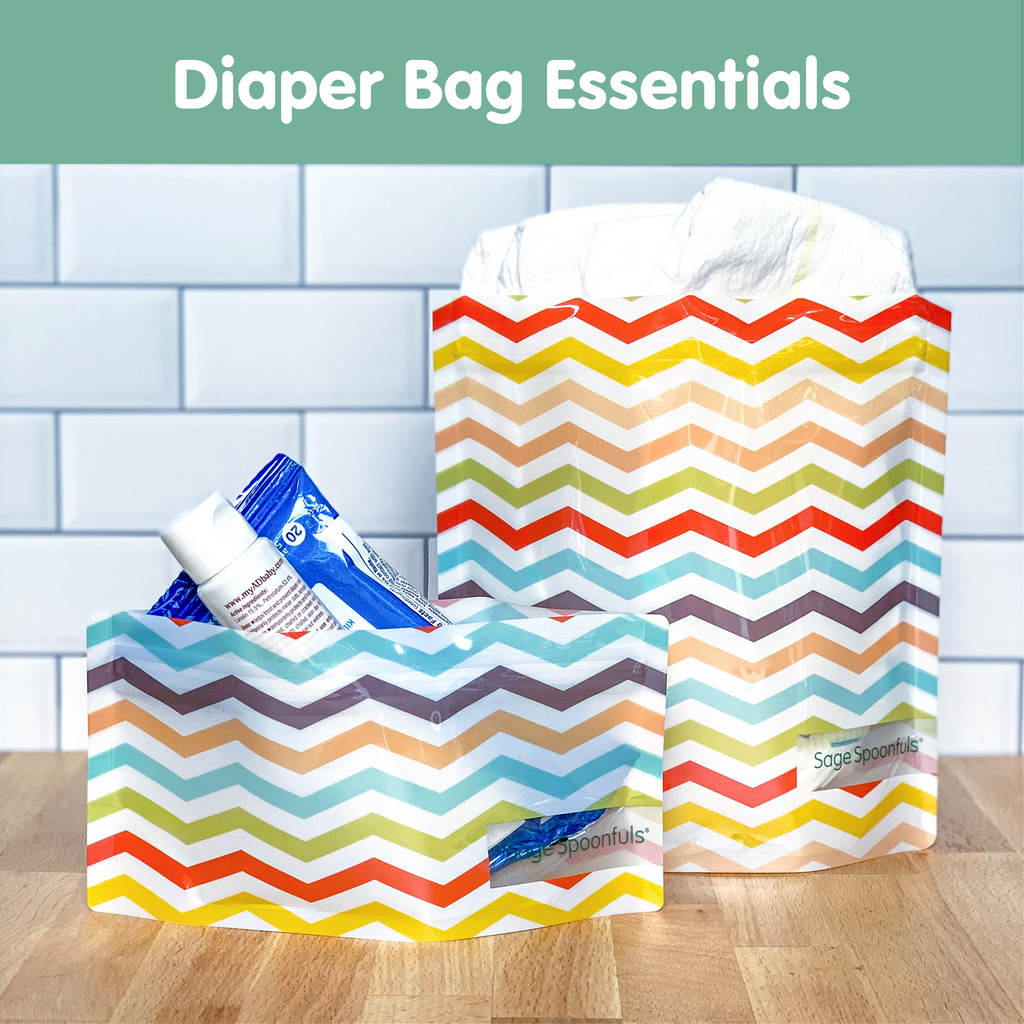 Reusable Snack and Sandwich Bags, Chevron