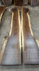 8/4 Bookmatched Curly Walnut Live Edge Slabs - 2771 AB