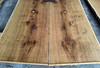 8/4 Bookmatched White Oak Live Edge Slabs 1177 AB