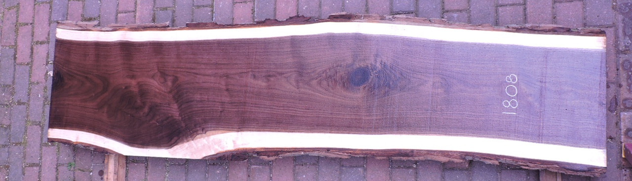 10/4 Walnut Live Edge Slab - 1808