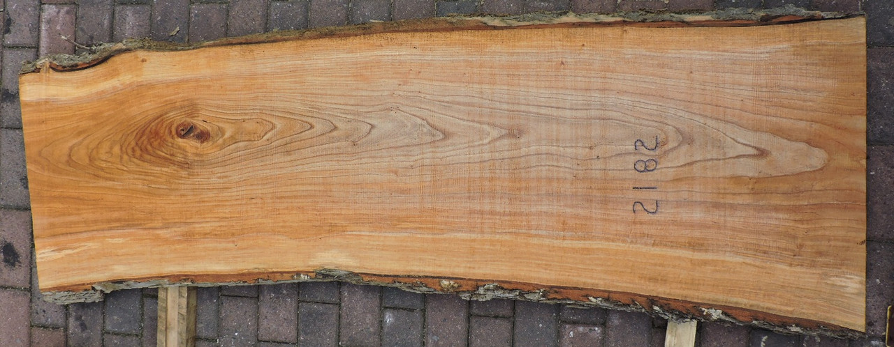 8/4 Live Edge Ash Slab - 2182