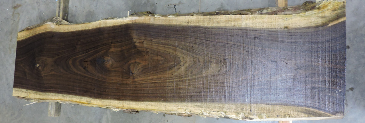 10/4 Walnut Live Edge Slab - 3113