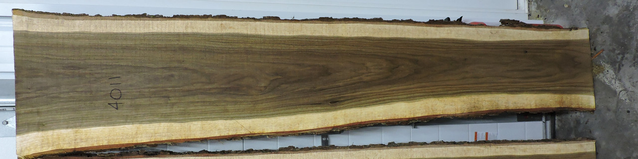 5/4 Walnut Live Edge Slab - 4011