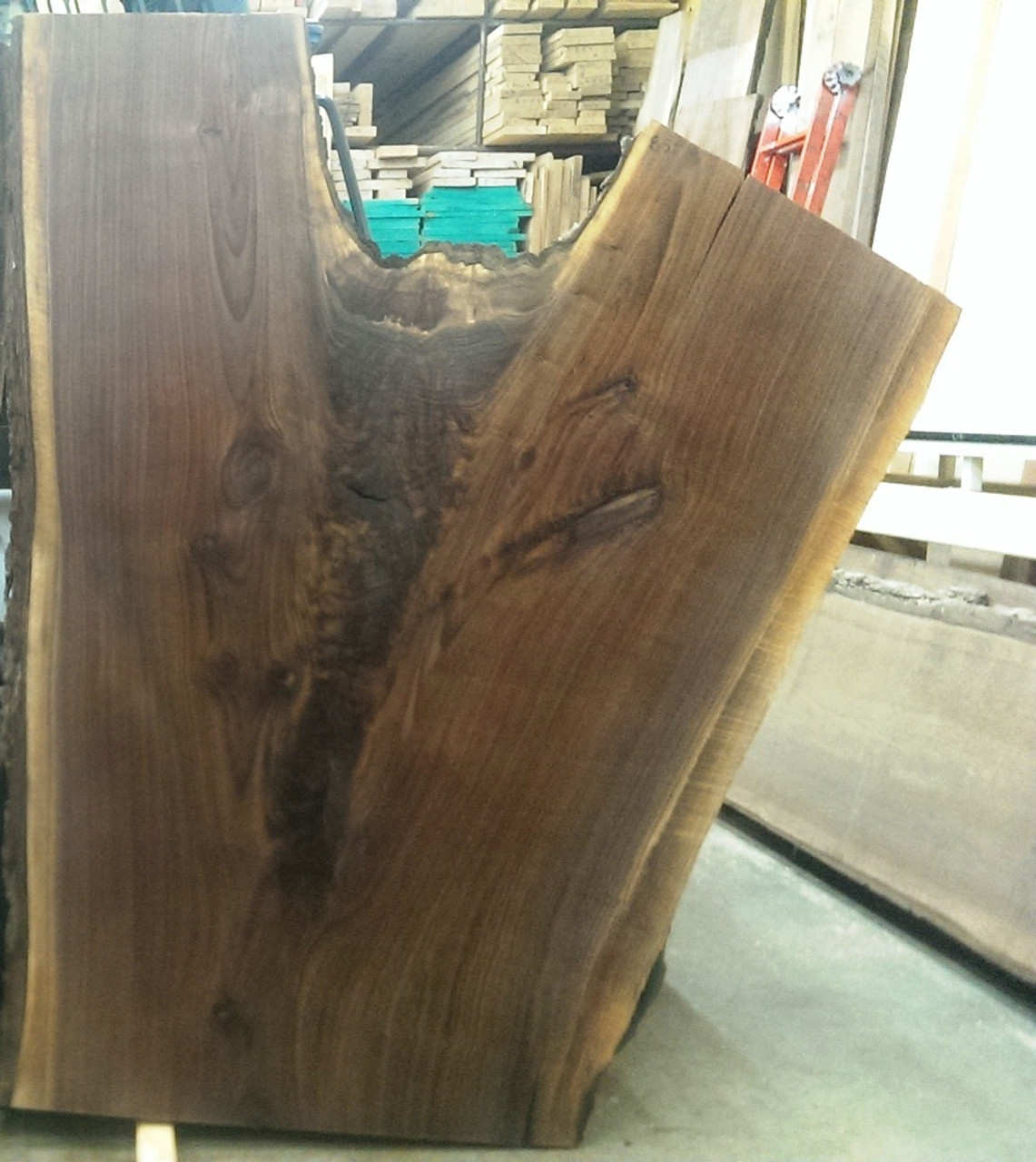 12/4 Bookmatched Crotch Walnut Slabs 852